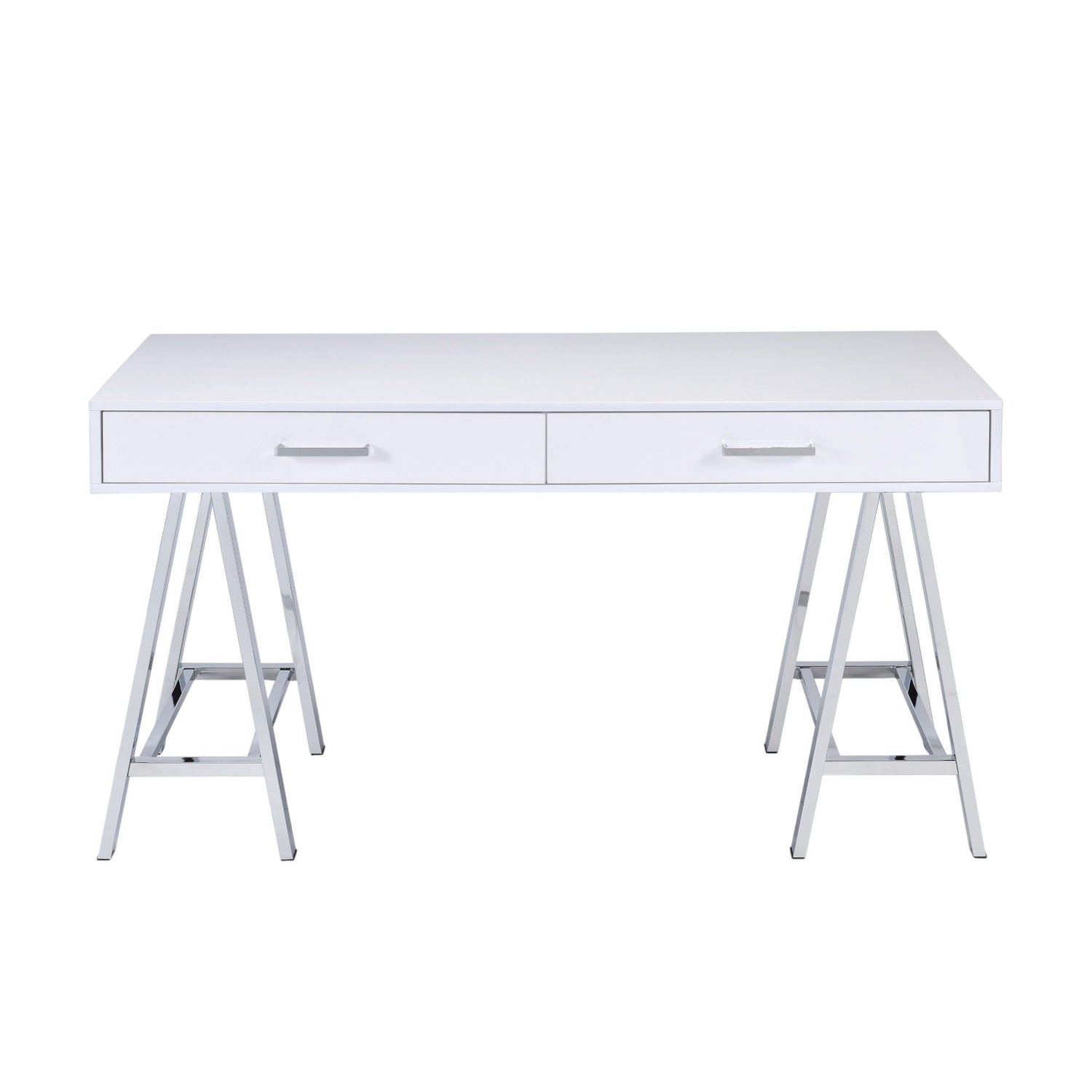 Coleen - High Gloss Writing Desk With USB
