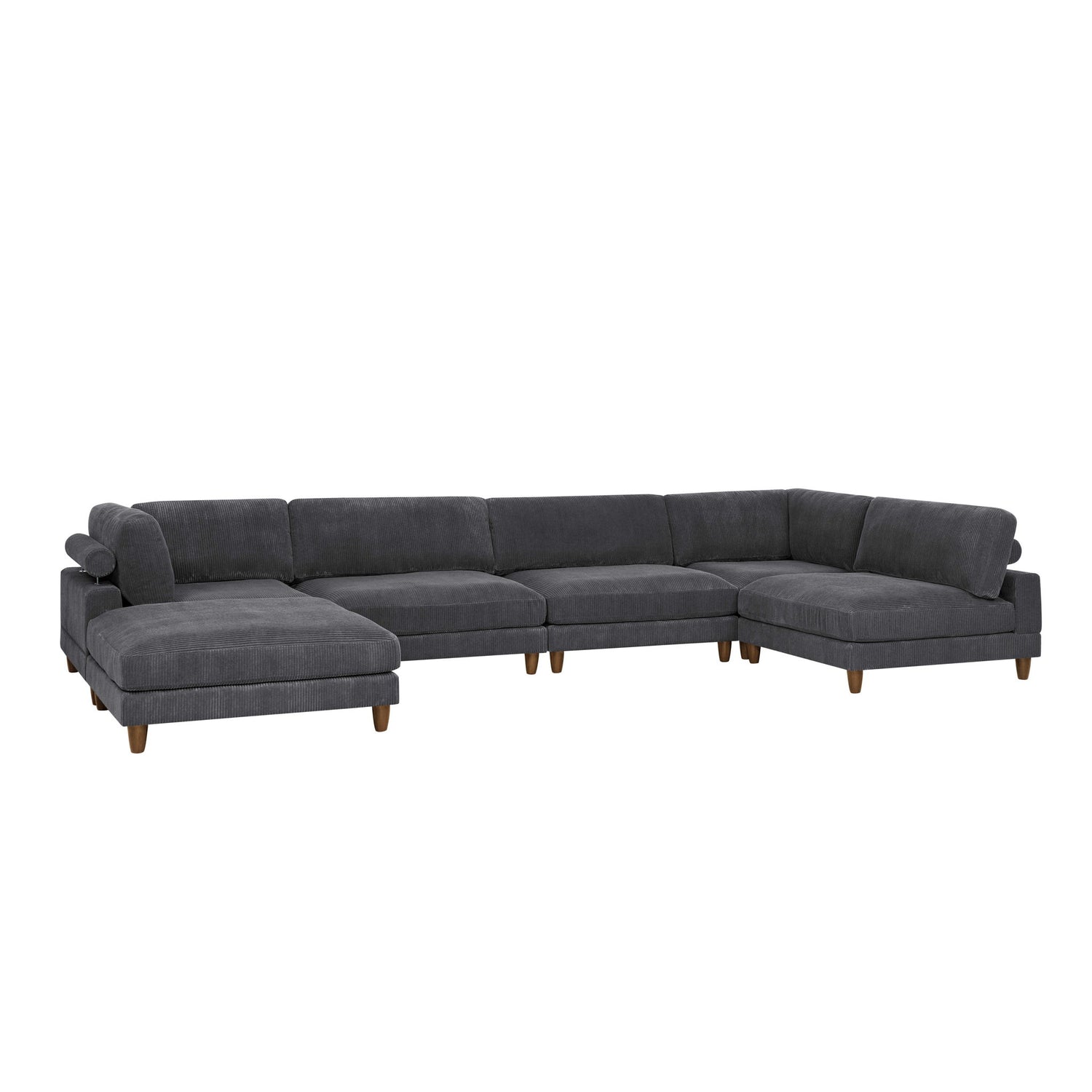Modern Modular Sectional With Adjustable Back Support
