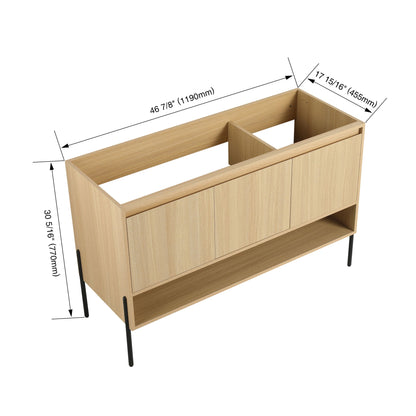 Freestanding Bathroom Vanity &amp; Soft Close Cabinet Doors