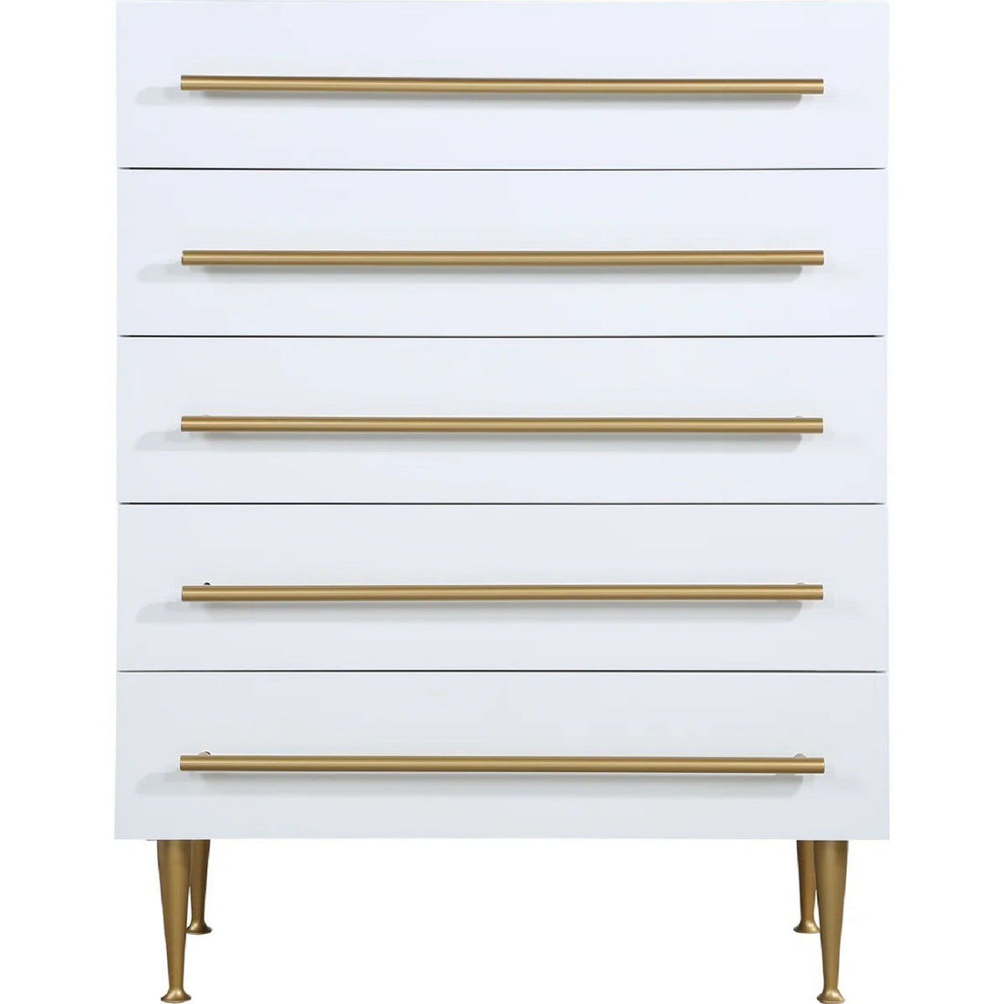 Contemporary 5 Drawer Chest For Bedroom