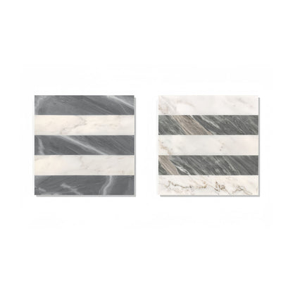 Elegant Waterjet Polished Marble Tile For Floor And Wall