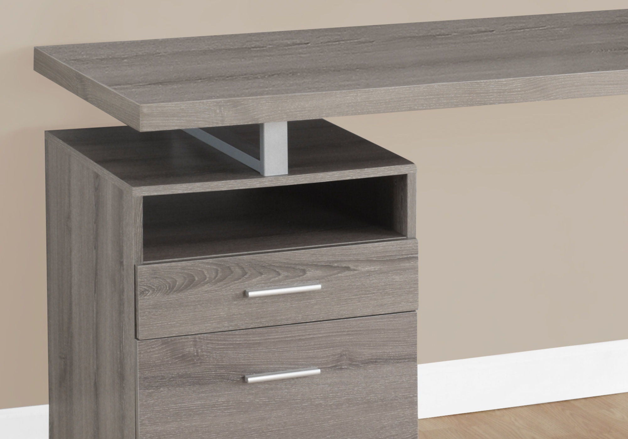 Computer Desk For Home Office, Laptop, Left Right Set - Up, Storage Drawers, Contemporary &amp; Modern