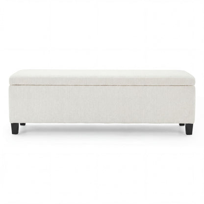 Upholstered Storage Ottoman Bench