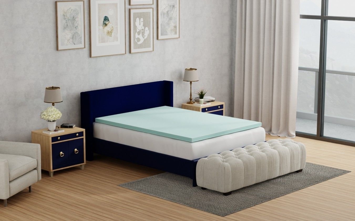 3&quot; Gel Plush Memory Foam Cooling Mattress Topper