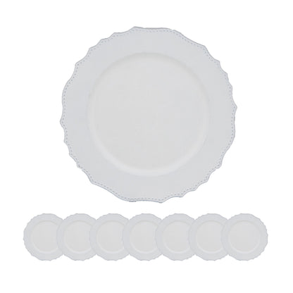 Premium Plastic Charger Plate (Set of 8)