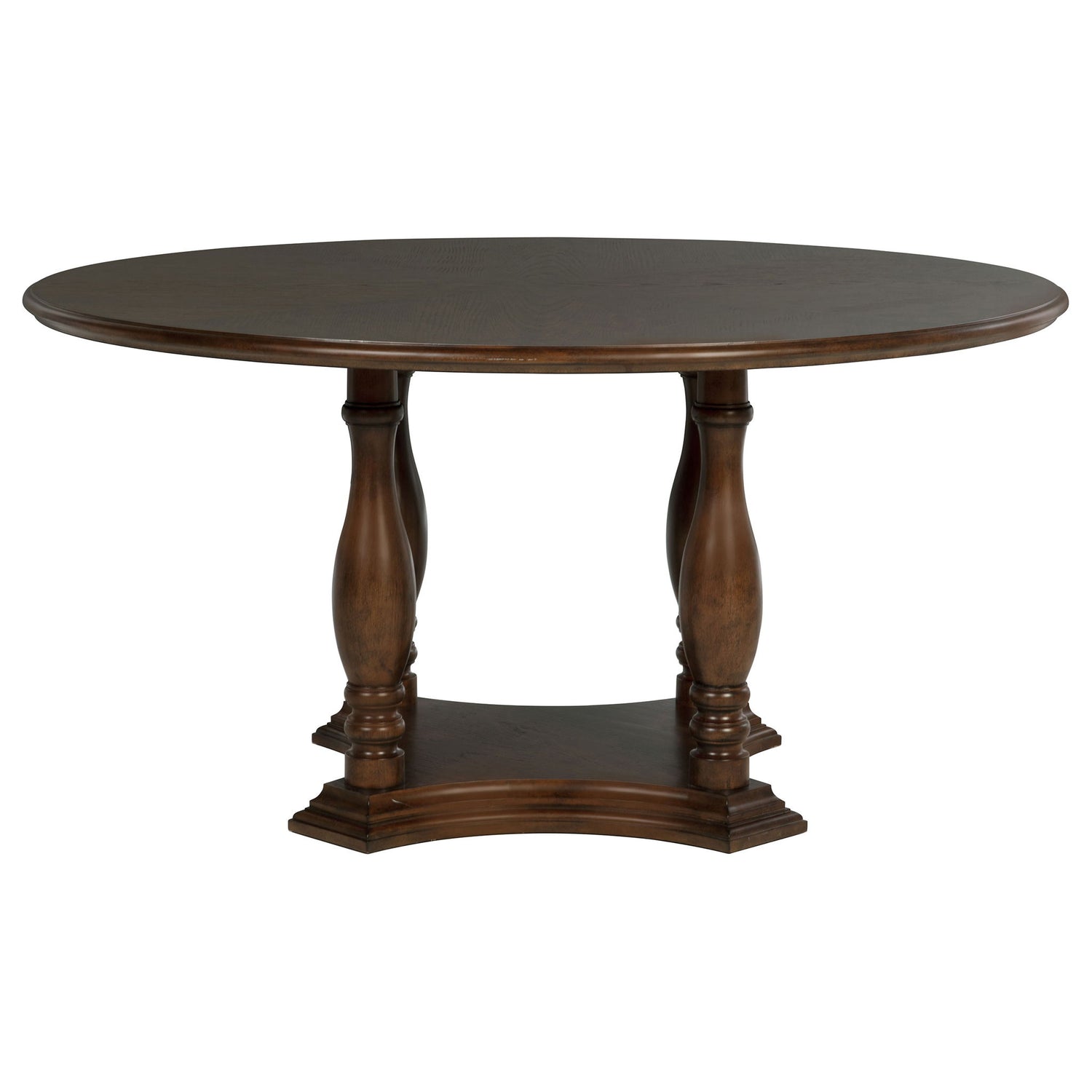 Claire - Round Pedestal Dining Table - Brown