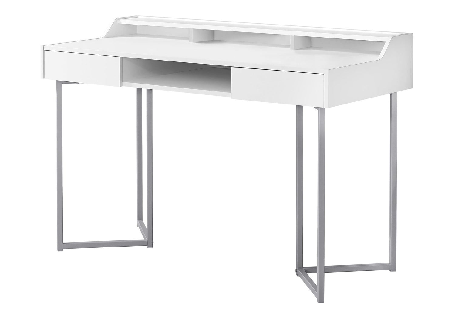 Computer Desk For Home Office, Ample Storage, Contemporary &amp; Modern