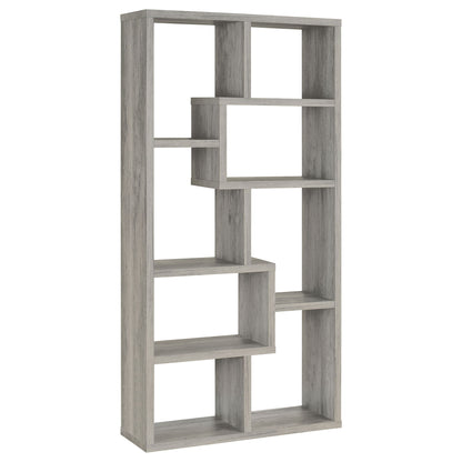 Lawton - 7 Shelf Bookshelf - Driftwood