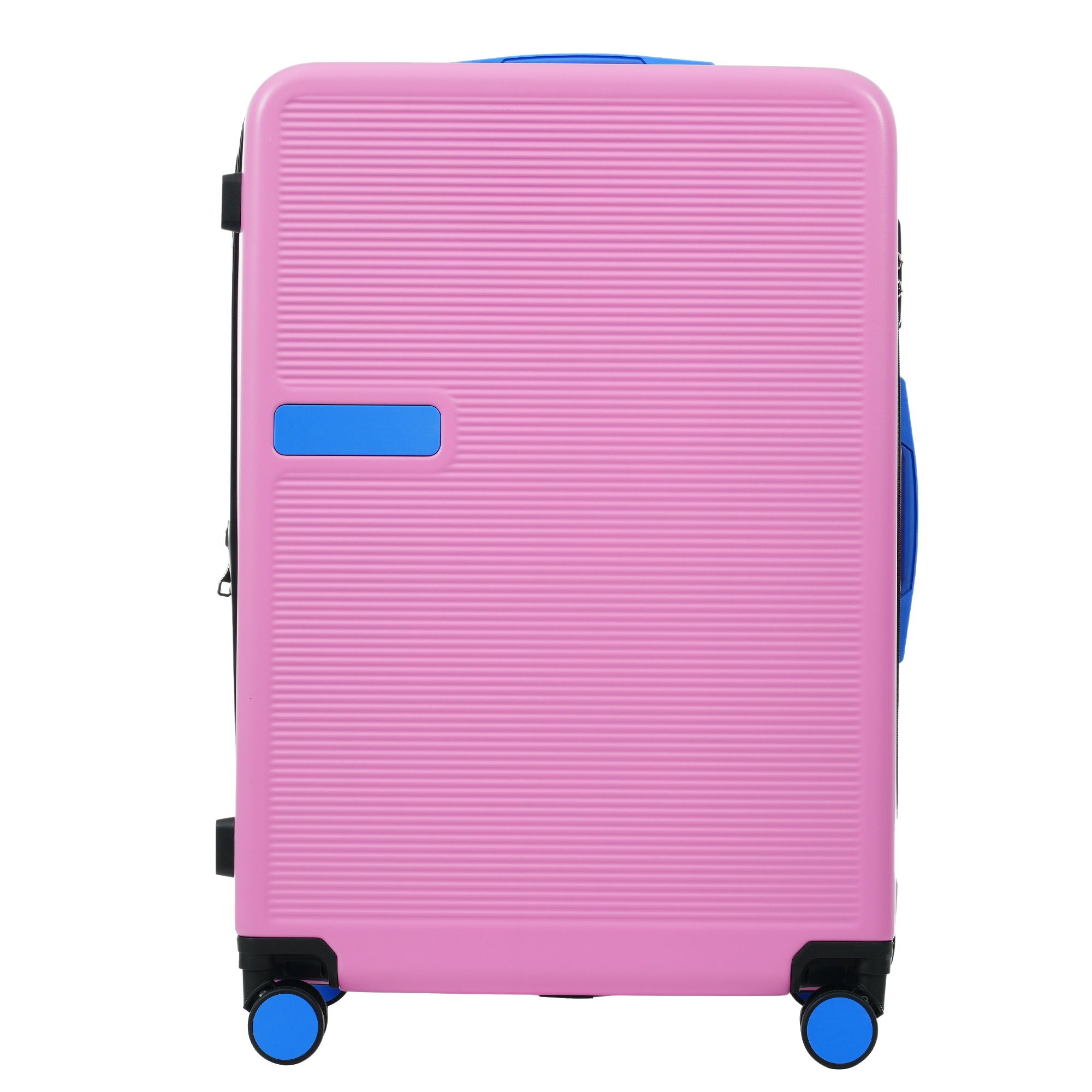 Hardshell Luggage Sets 3 Pieces Contrast Color Suitcase With Spinner Wheels And Tsa Lock 20&quot; 24&quot; 28&quot; Available
