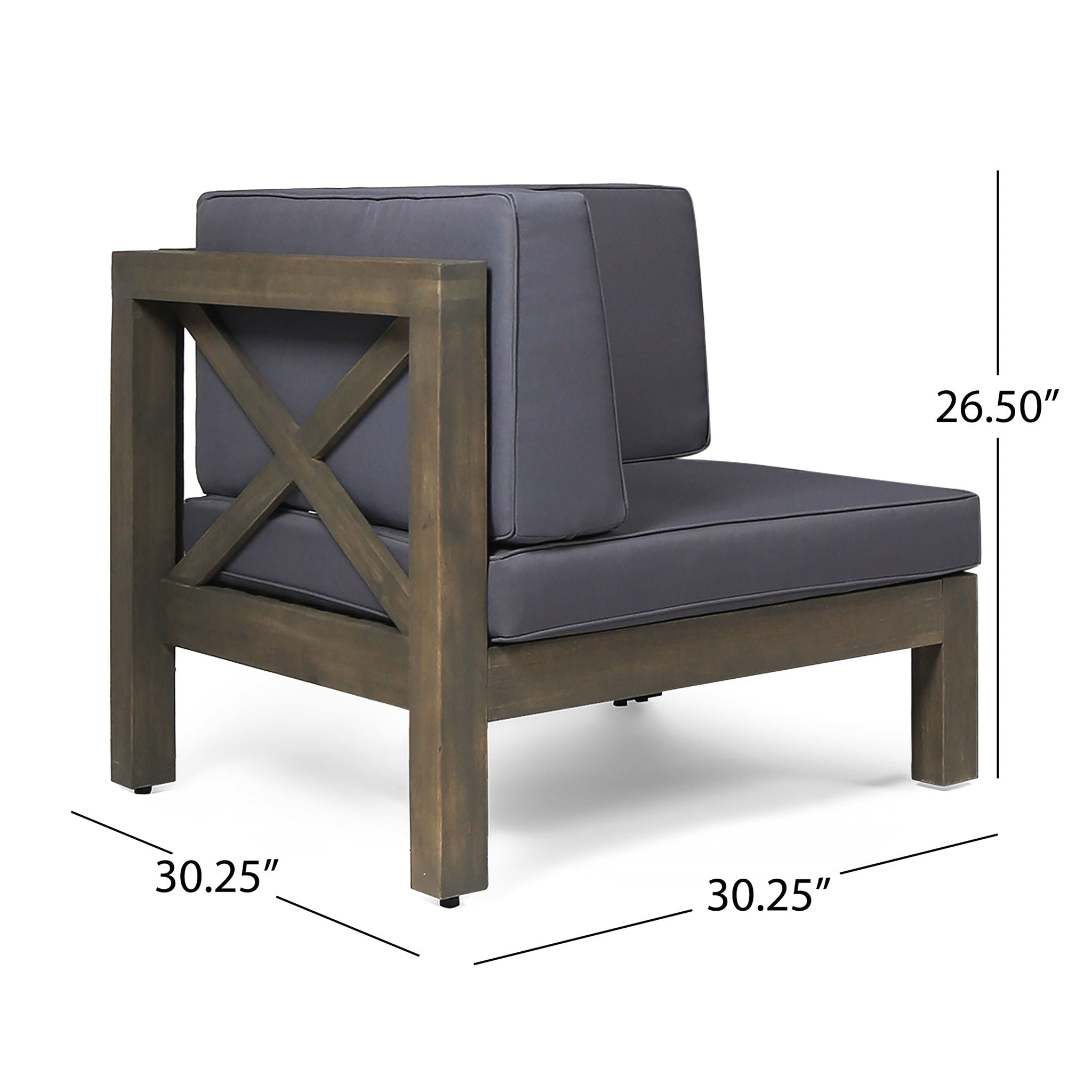 Brava - X Back Arm Chair