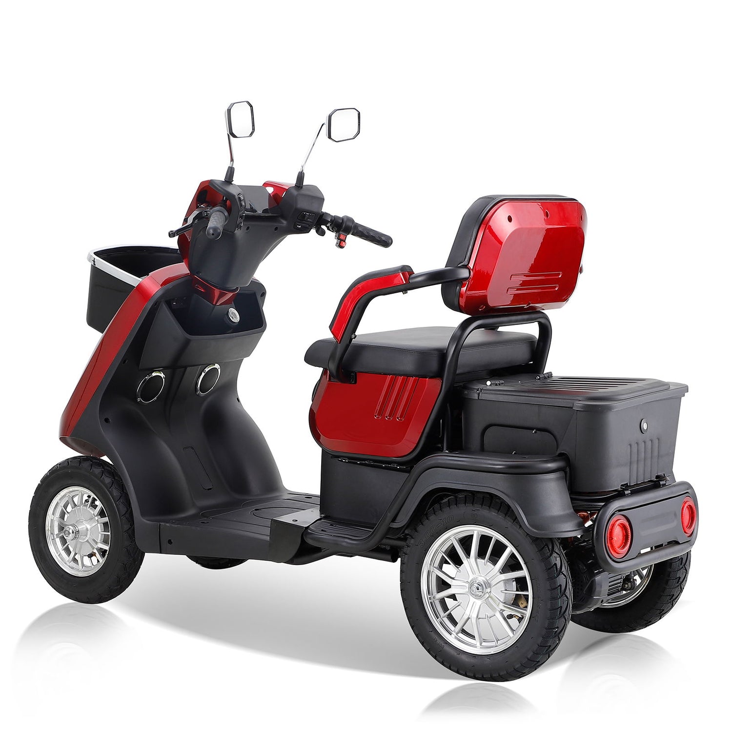 Heavy Duty 4 Wheel Mobility Scooters For Seniors &amp; Adults 500 Lbs Capacity
