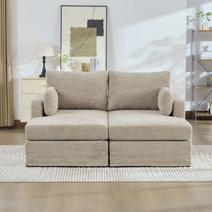 Wide Sofa Bed - Taupe