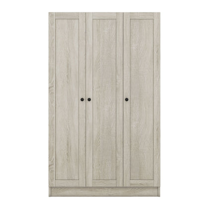 3 Door Shutter Wardrobe With Shelves