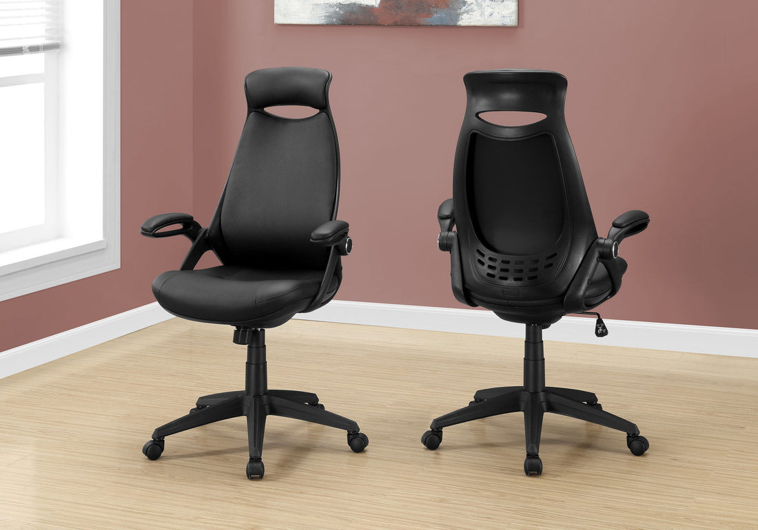 Office Chair, Adjustable Height, Swivel, Ergonomic, Armrests, Contemporary &amp; Modern