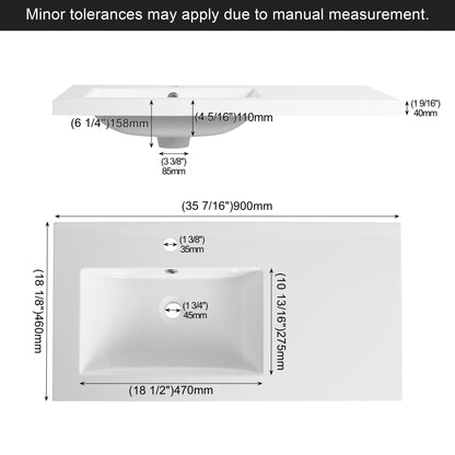 Bathroom Vanity Top With Integrated Sink