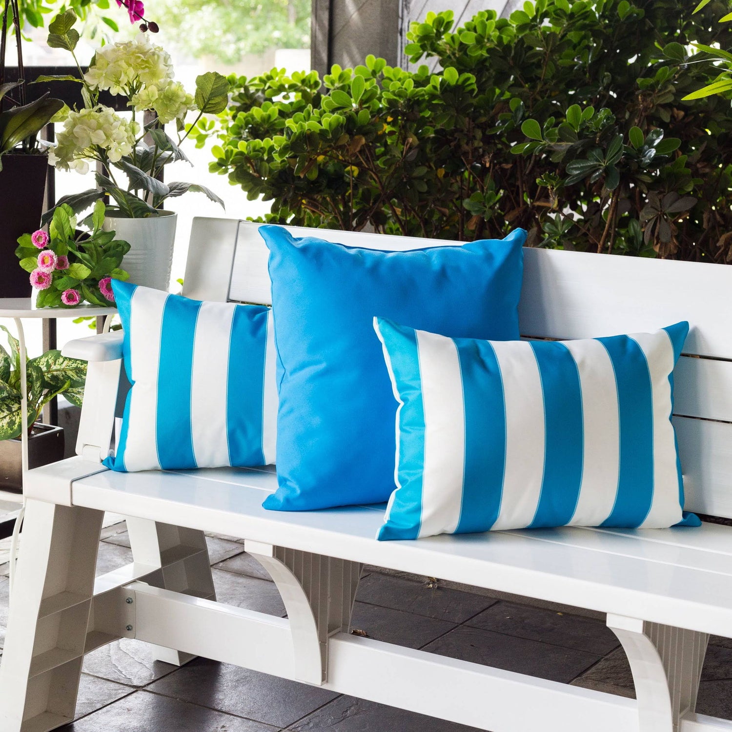 Horizon Stripe Pillow Outdoor &amp; Indoor
