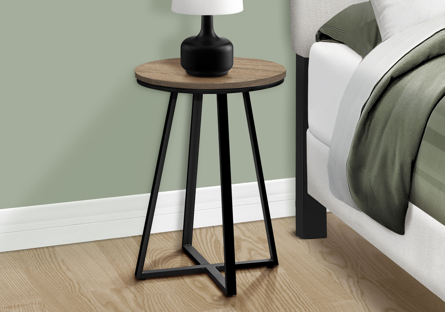 Accent Table, Side, Round Contemporary &amp; Modern Modern Design