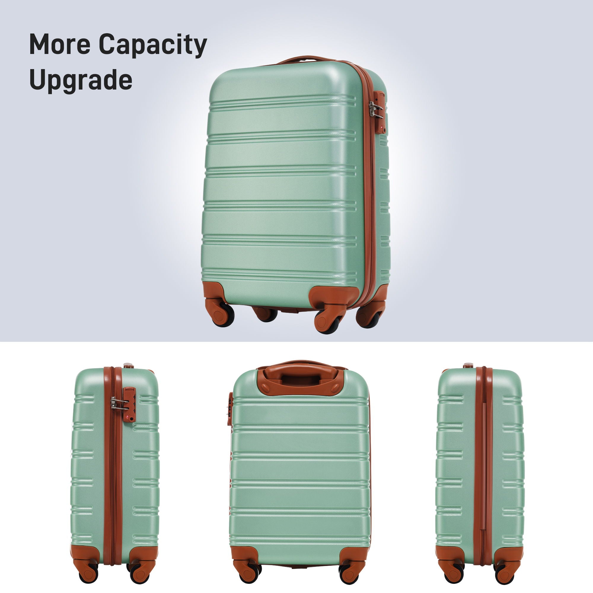 Hardshell Luggage Sets 20&quot; / Bag Spinner Suitcase With Tsa Lock Lightweight