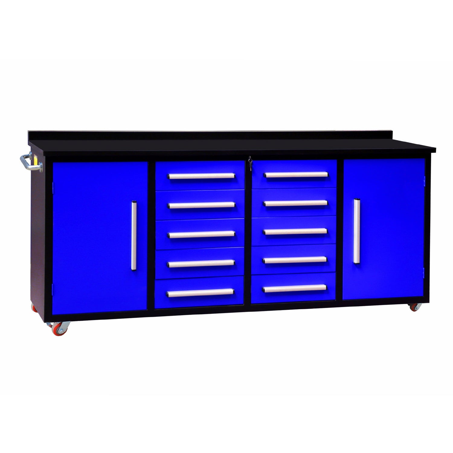 Storage Cabinets With Workbench (10 Drawers &amp; 2 Cabinets)