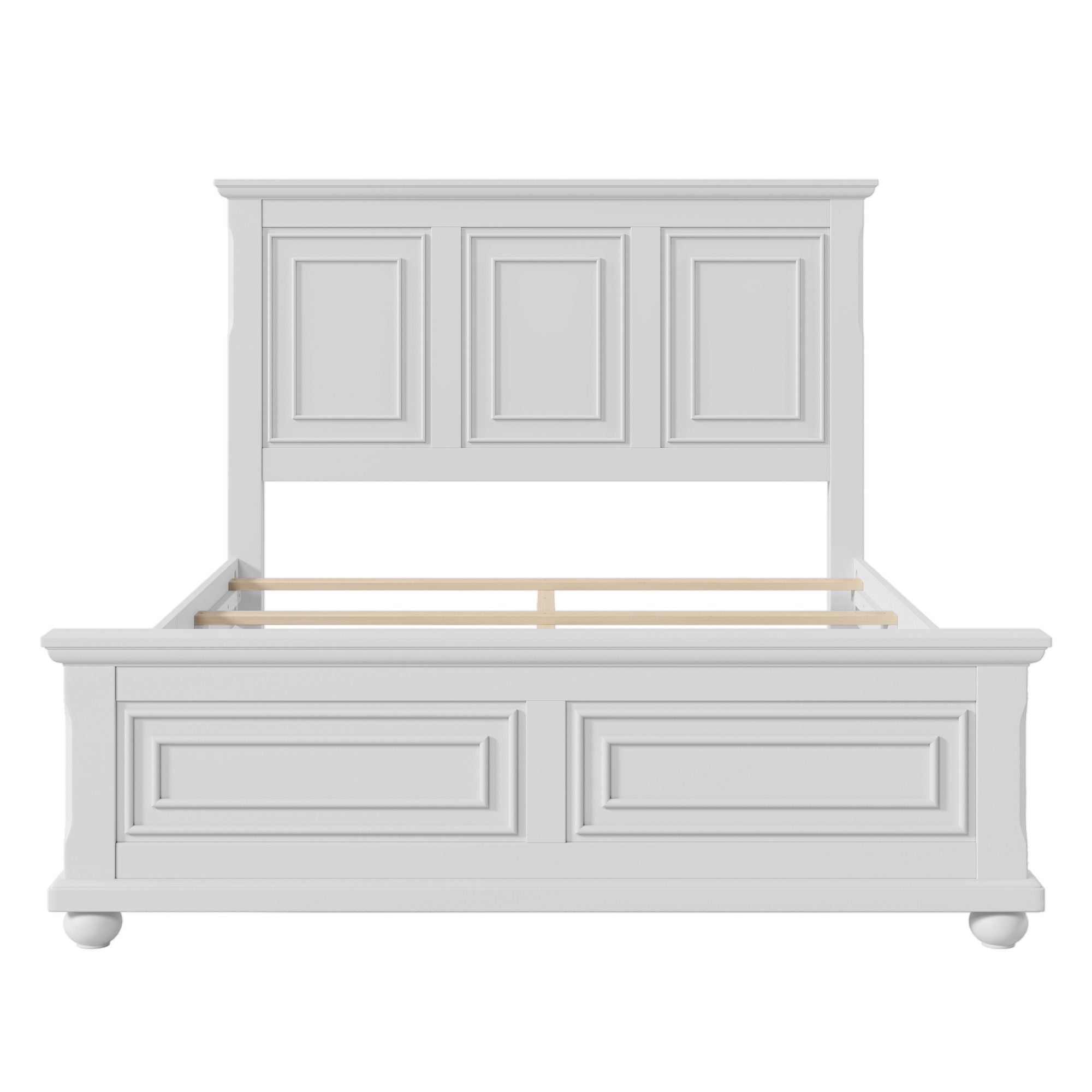 Vintage Tall Headboard Bed