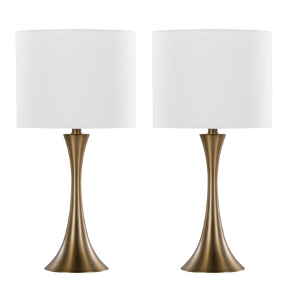 Lenuxe - Contemporary &amp; Modern Design Table Lamp (Set of 2)