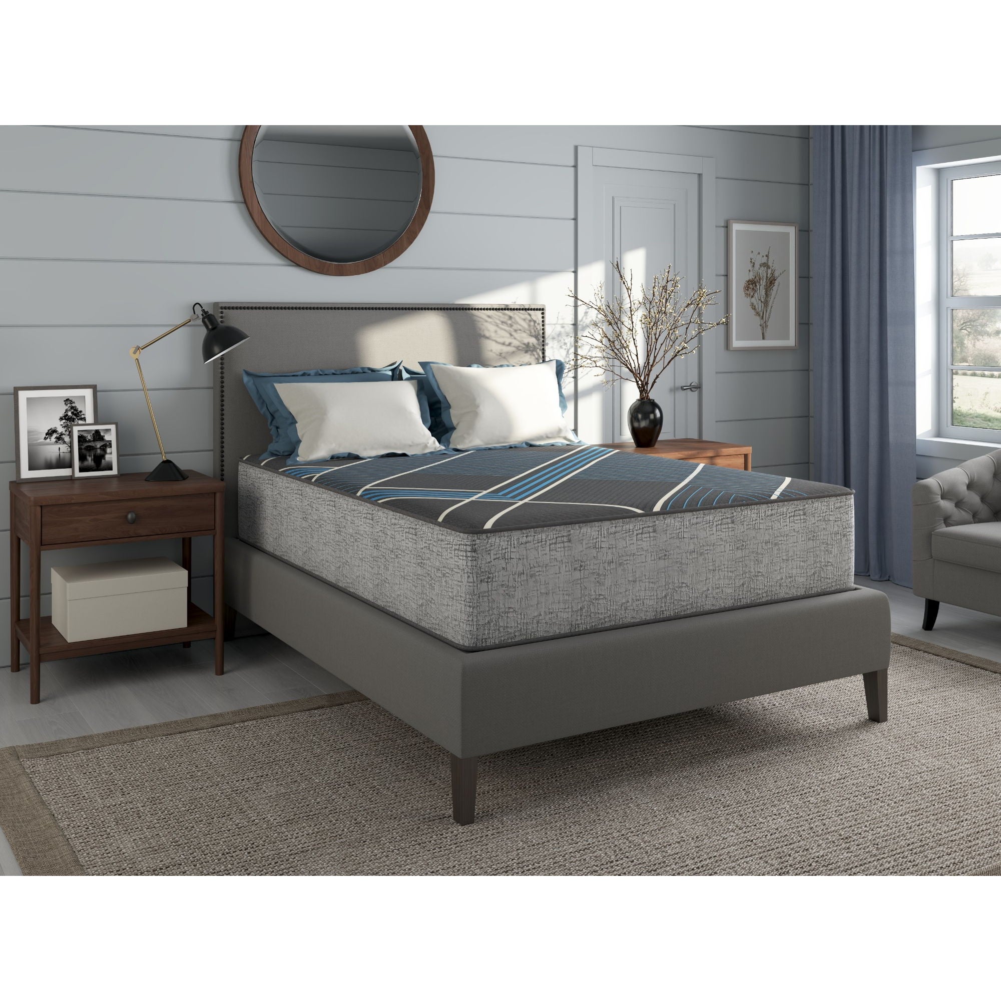Tempagel - 13&quot; Plush Mattress With Cooling Technology