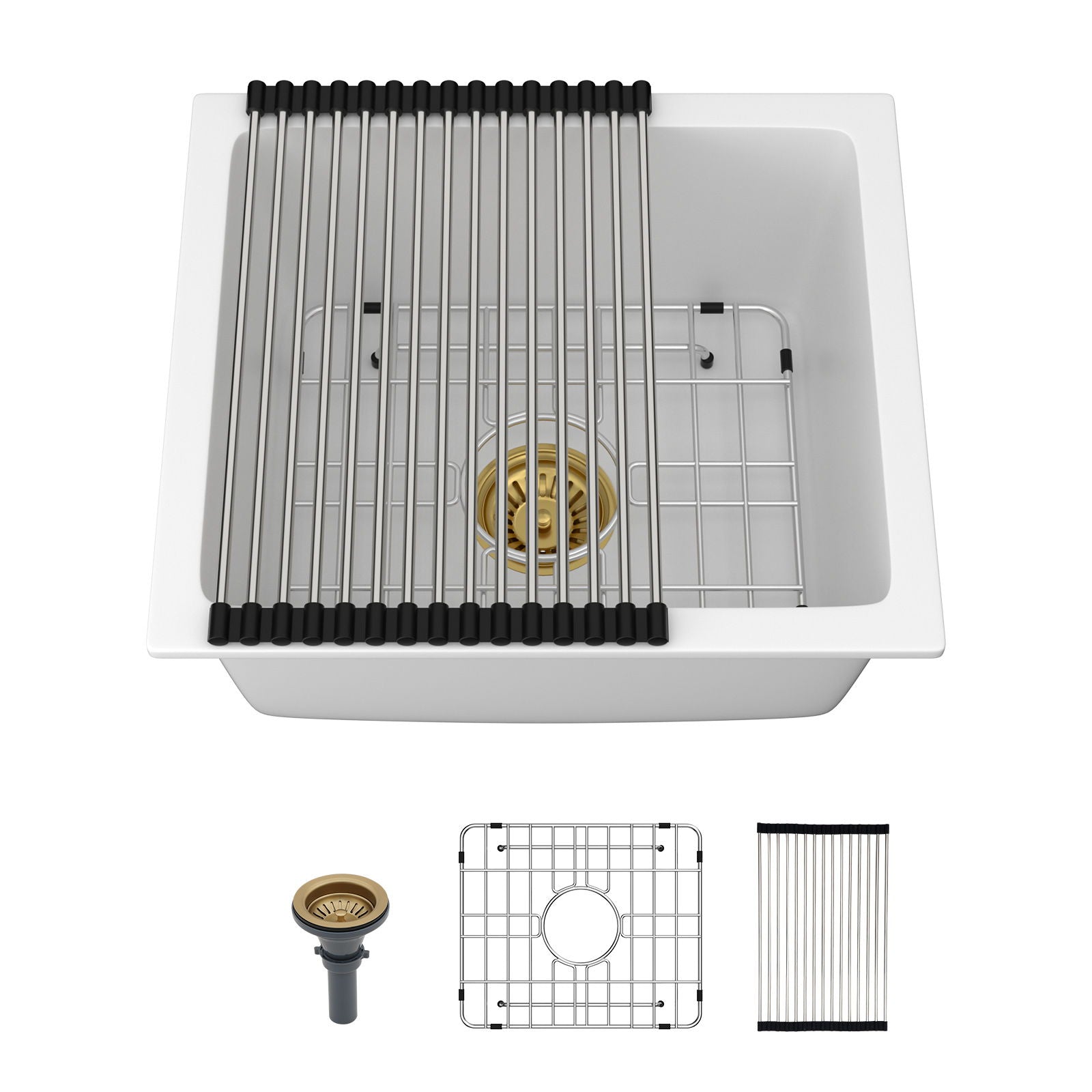 Modern Quartz Kitchen Sink Undermount Granite Composite