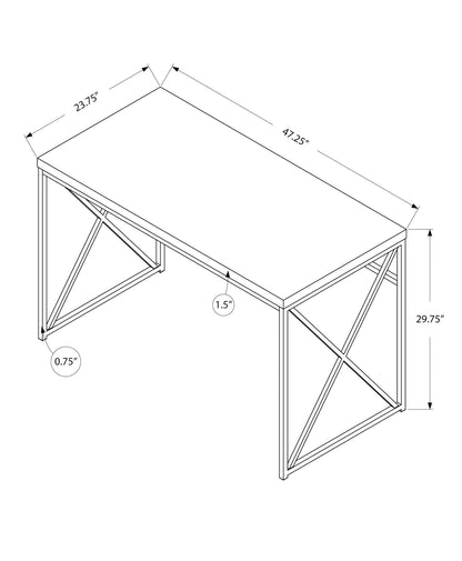 Computer Desk For Home Office, Laptop, Glossy Contemporary &amp; Modern