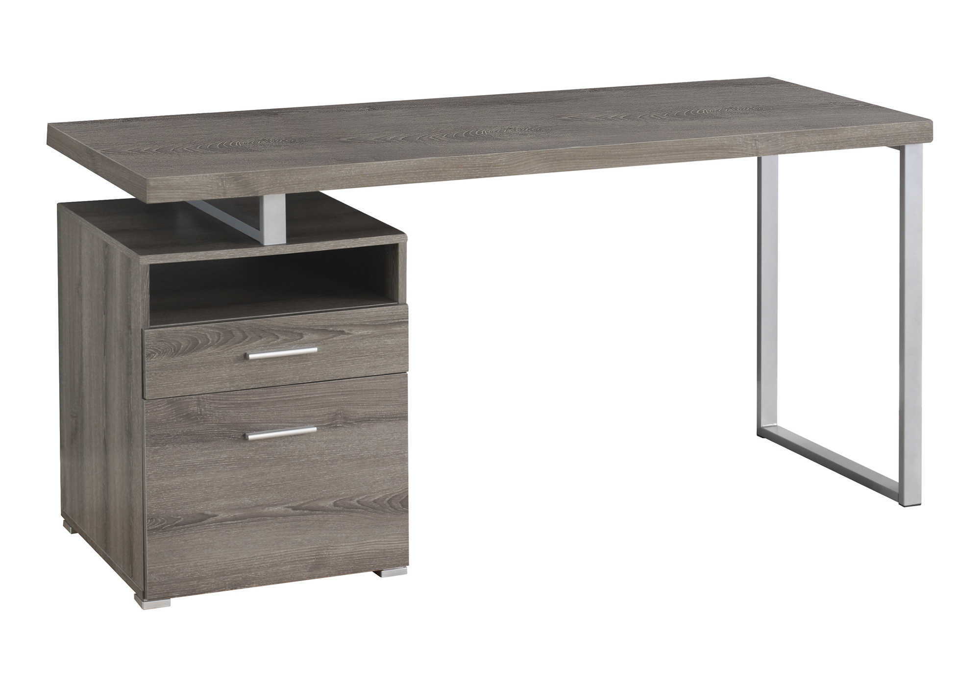 Computer Desk For Home Office, Laptop, Left Right Set - Up, Storage Drawers, Contemporary &amp; Modern