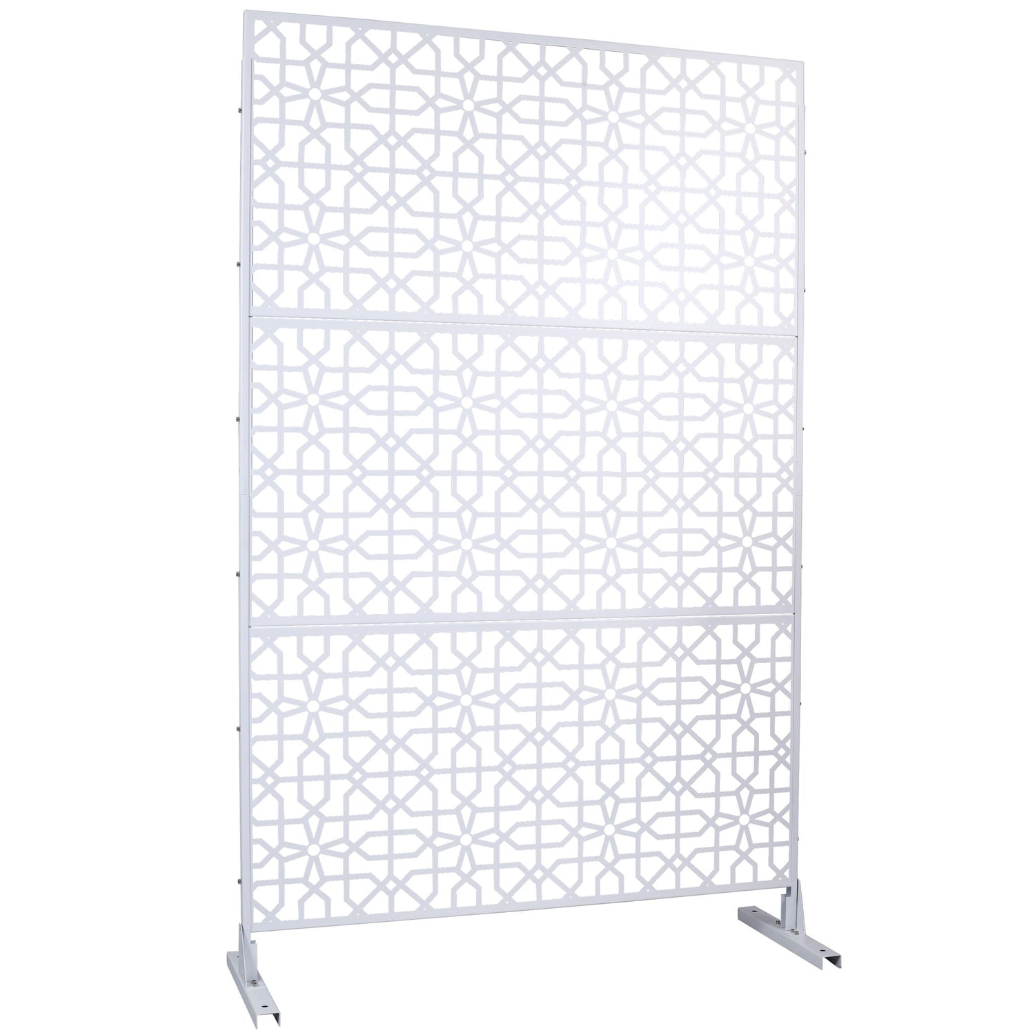 Outdoor &amp; Indoor Metal Freestanding Decorative Privacy Screen