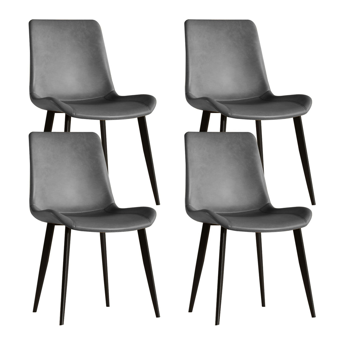 Modern Dining Chairs Ergonomic Design For Kitchen (Set of 4)