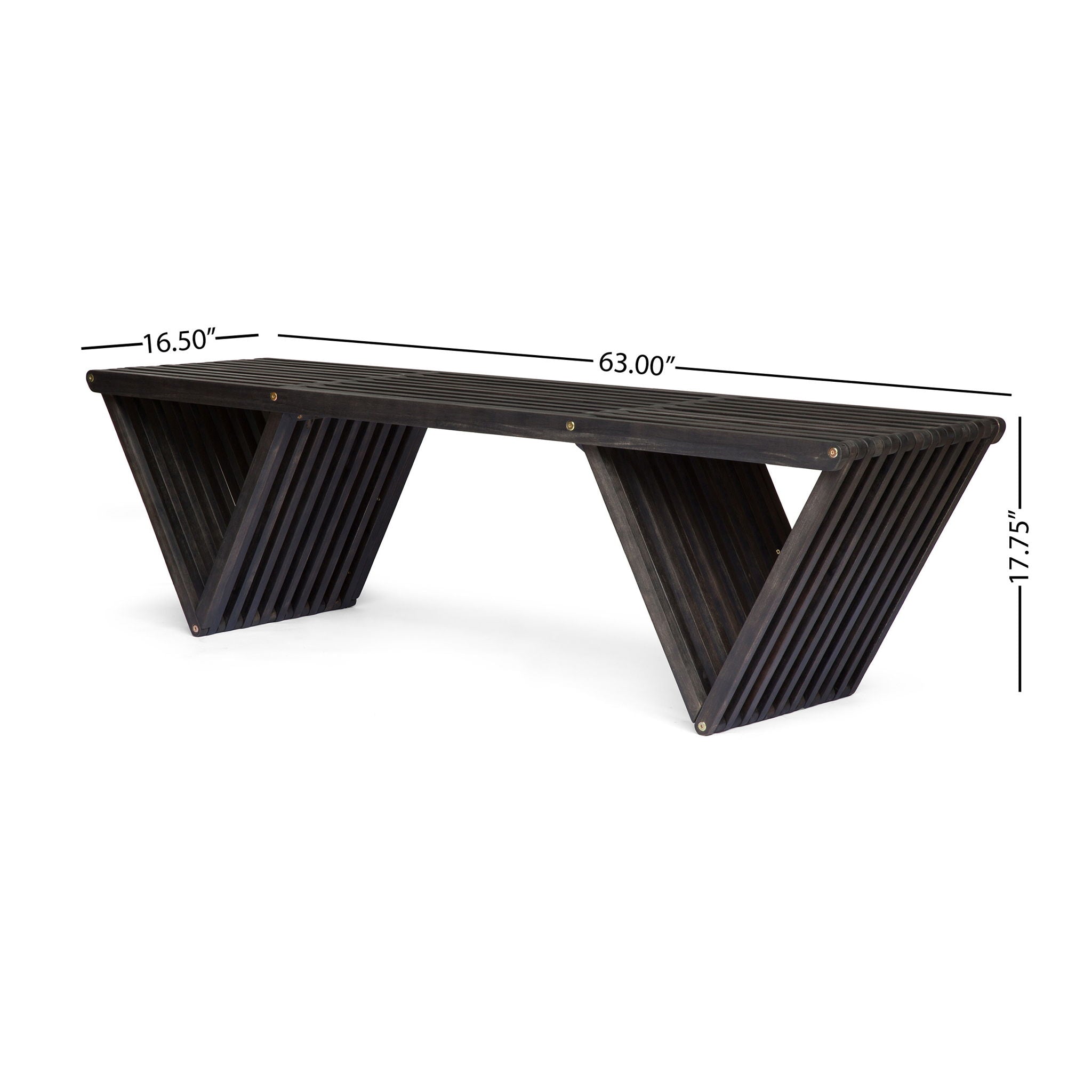Metropol - Bench - Dark Gray
