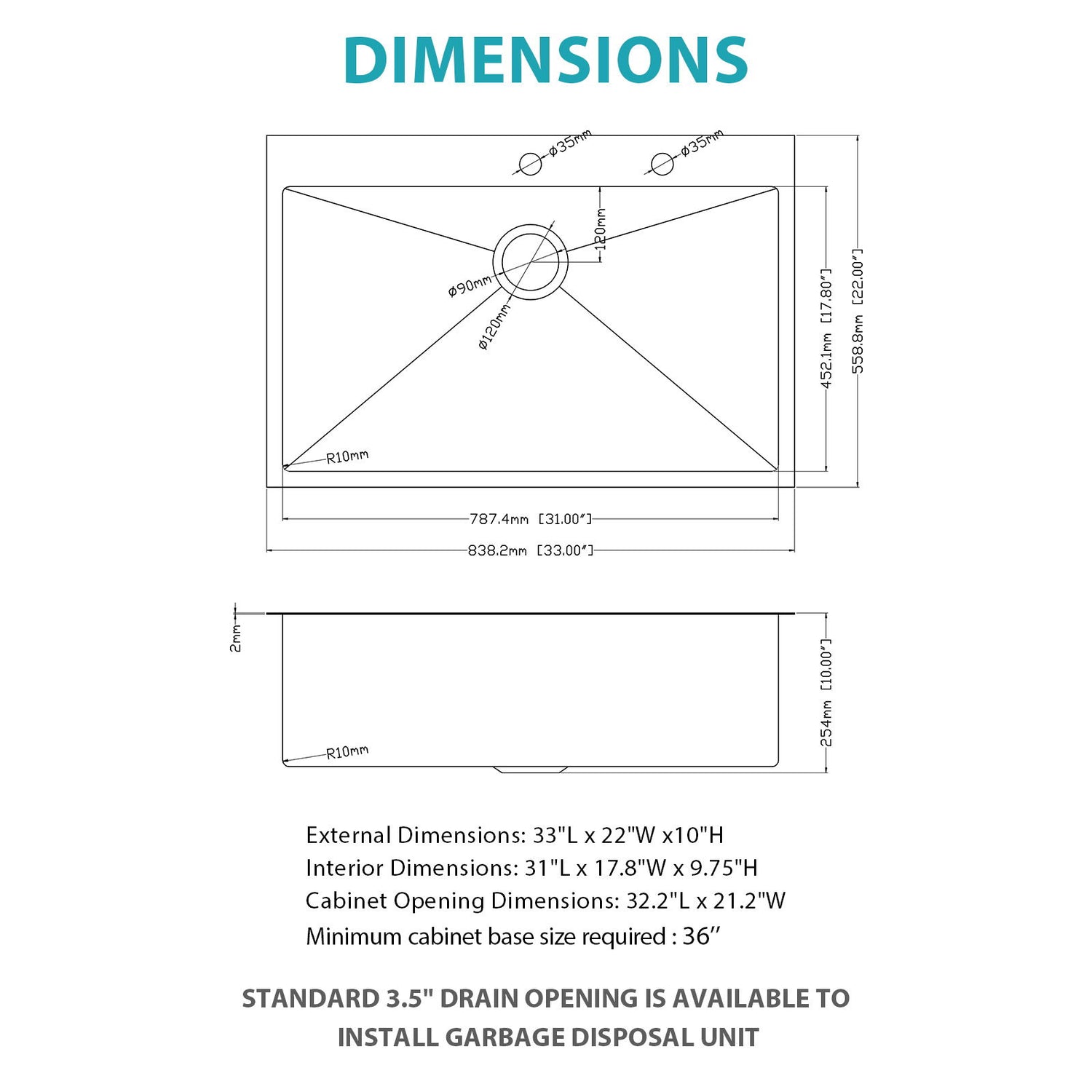 Drop-In Kitchen Sink With Pull-Out Faucet And Soap Dispenser