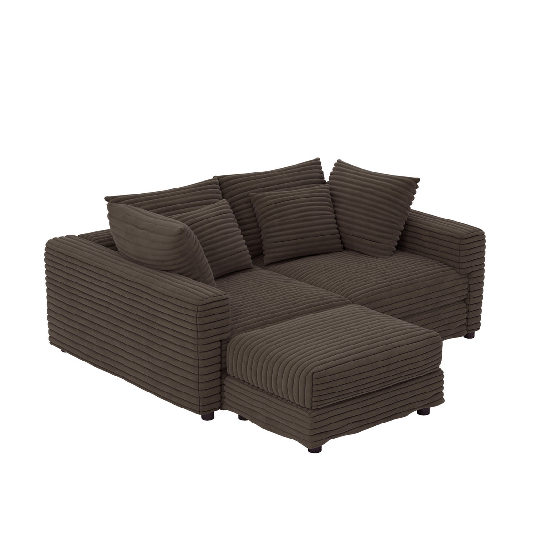 Modern Comfy Upholstered Sofa Cloud Couch &amp; Deep Seat Couches