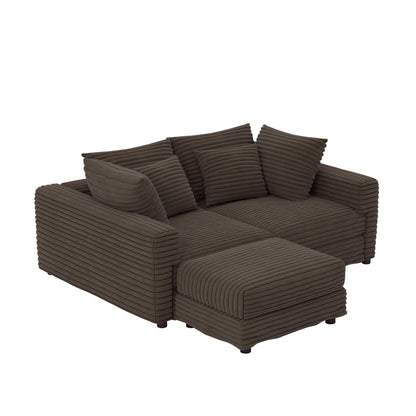 Modern Comfy Upholstered Sofa Cloud Couch &amp; Deep Seat Couches