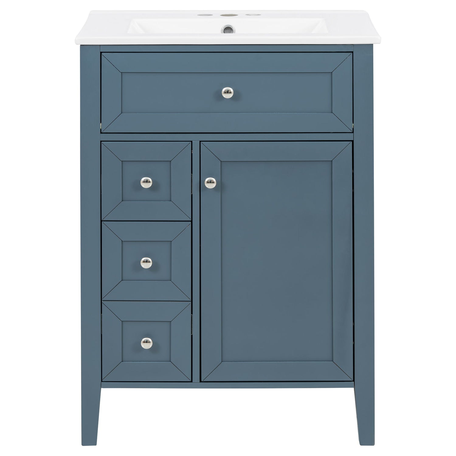 Bathroom Vanity With Sink, Soft Closing Cabinet