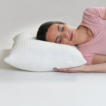 Ghostpillow Shredded - Customizable Soft Fluffy Gel Memory Foam &amp; Siliconized Microfiber Pillow