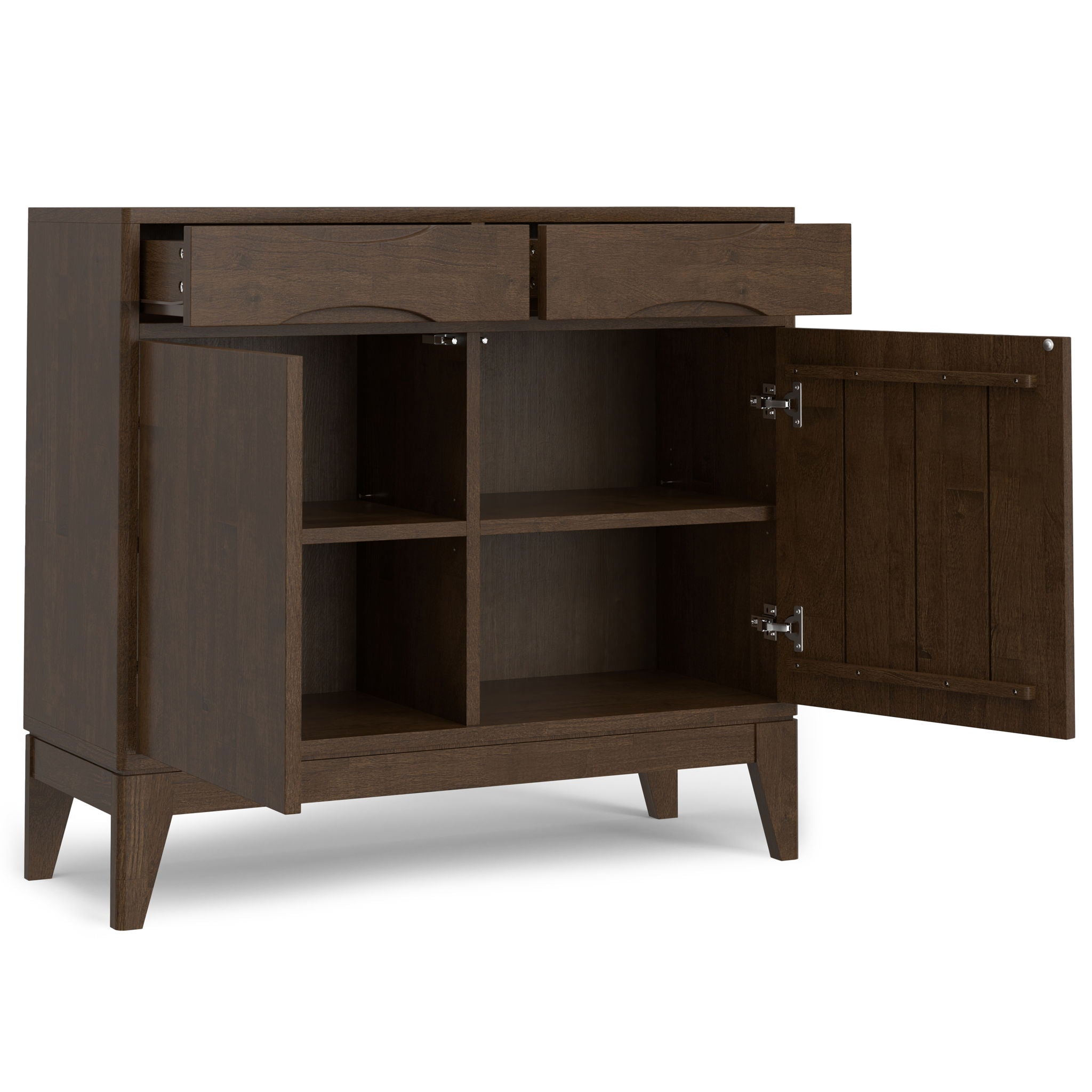 Harper - Entryway Storage Cabinet - Walnut Brown