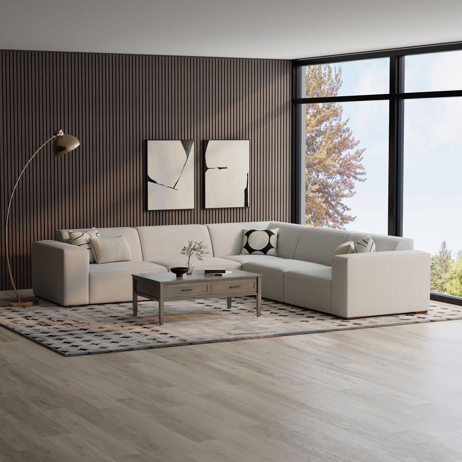 Rex - Corner Sofa Module - Gray