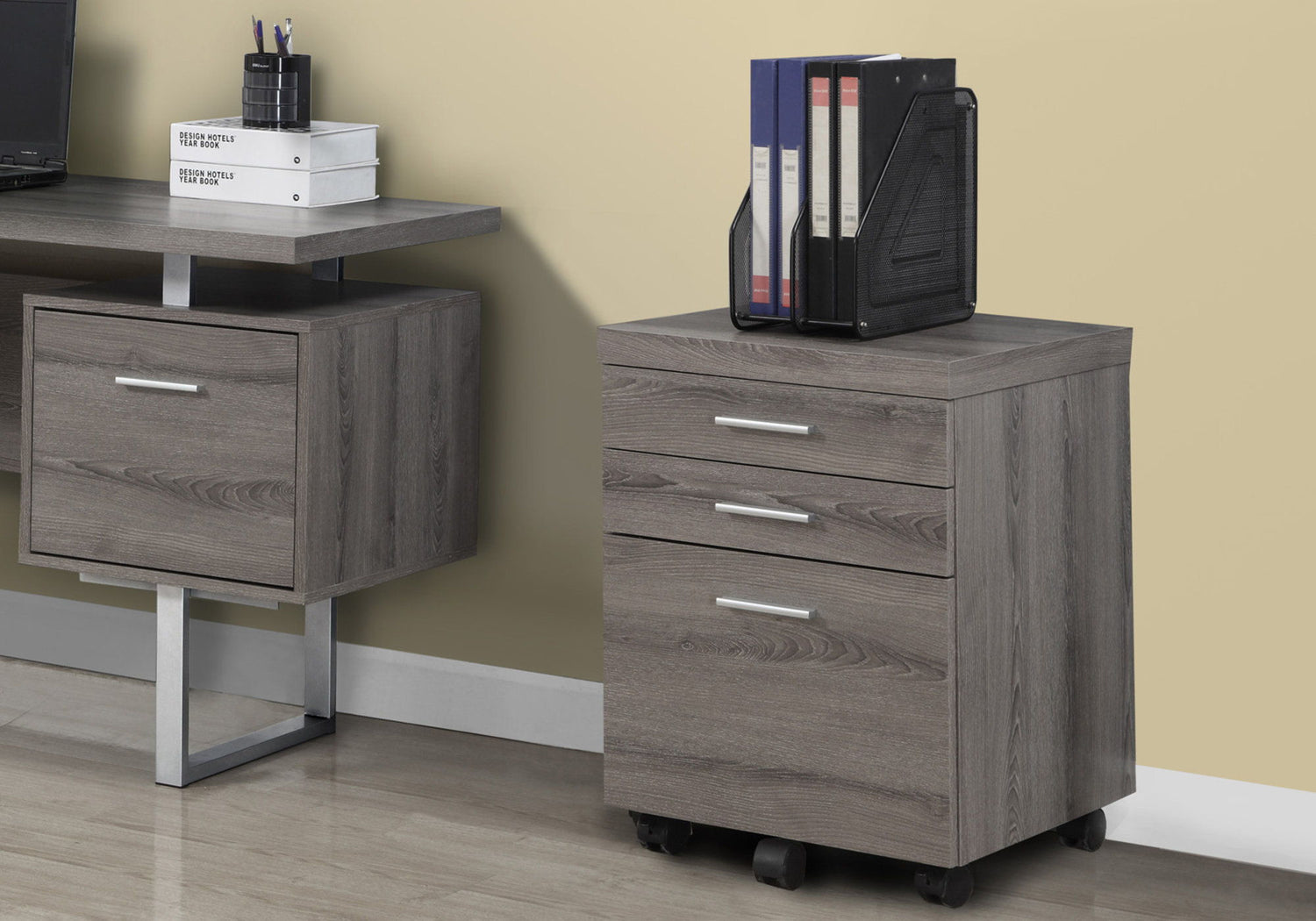 File Cabinet, Rolling Mobile, Storage Drawers, Printer Stand, Office, Contemporary &amp; Modern