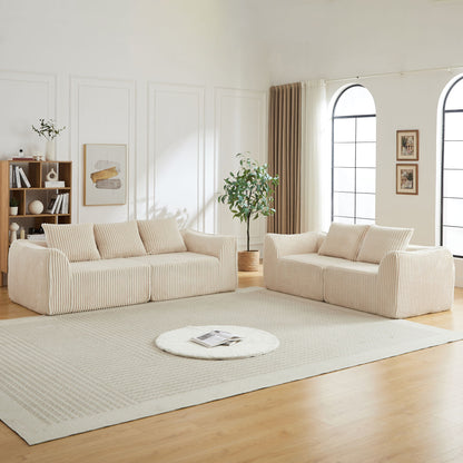 Minimalist Set With Curved Lines &amp; Gently Sloped Backrest