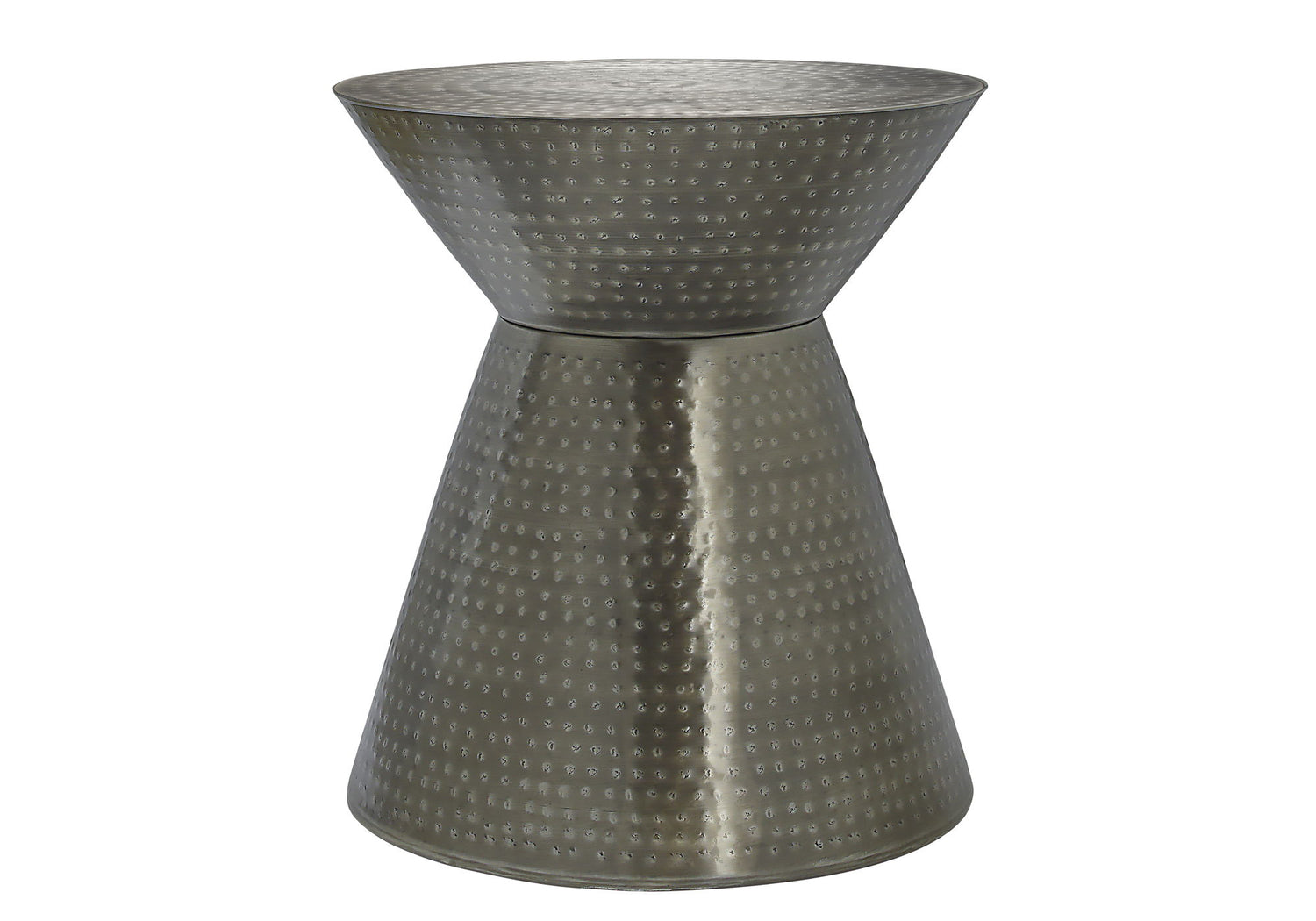 Drum Accent Side Table, Contemporary &amp; Modern Elegant Design