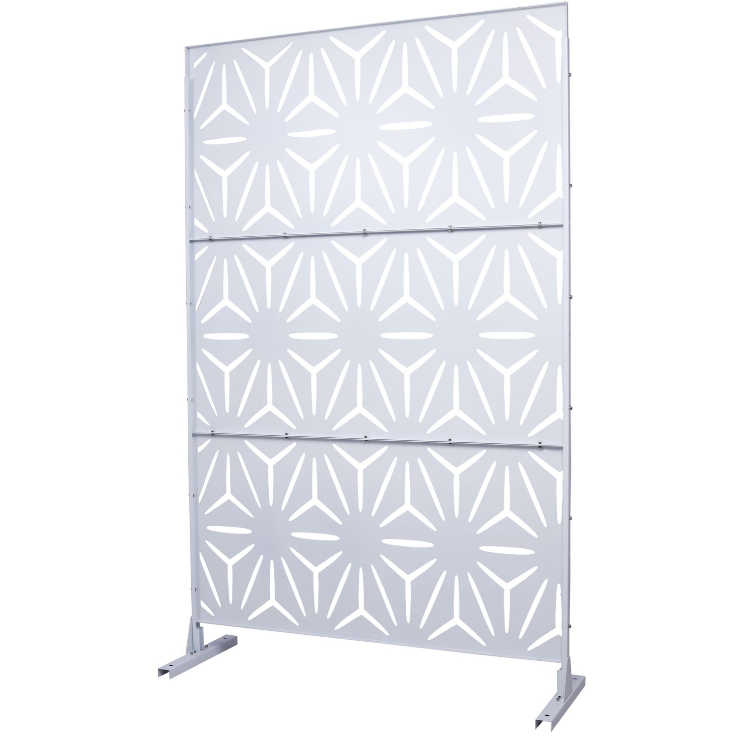Outdoor &amp; Indoor Metal Privacy Screen, Freestanding Decorative Panels