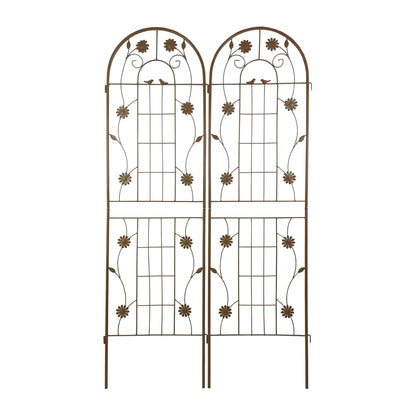 Metal Garden Trellis Rustproof Trellis For Climbing Plant Outdoor Flower Support