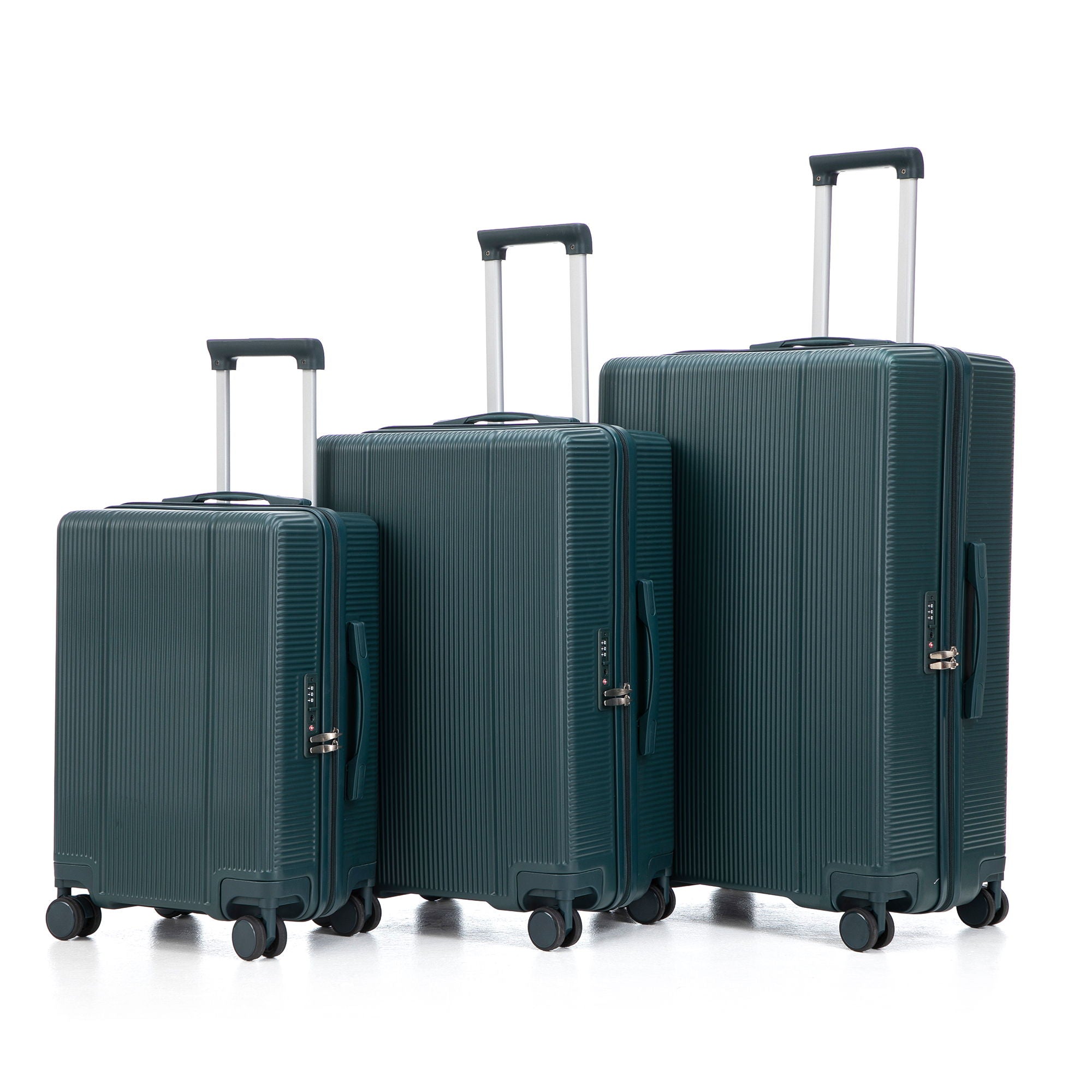 20&quot; / 24&quot; / 28&quot; 3 Pieces / Set Spinner Wheel Luggage, Carry On Suitcase, Matching Color, TSA Combination Lock