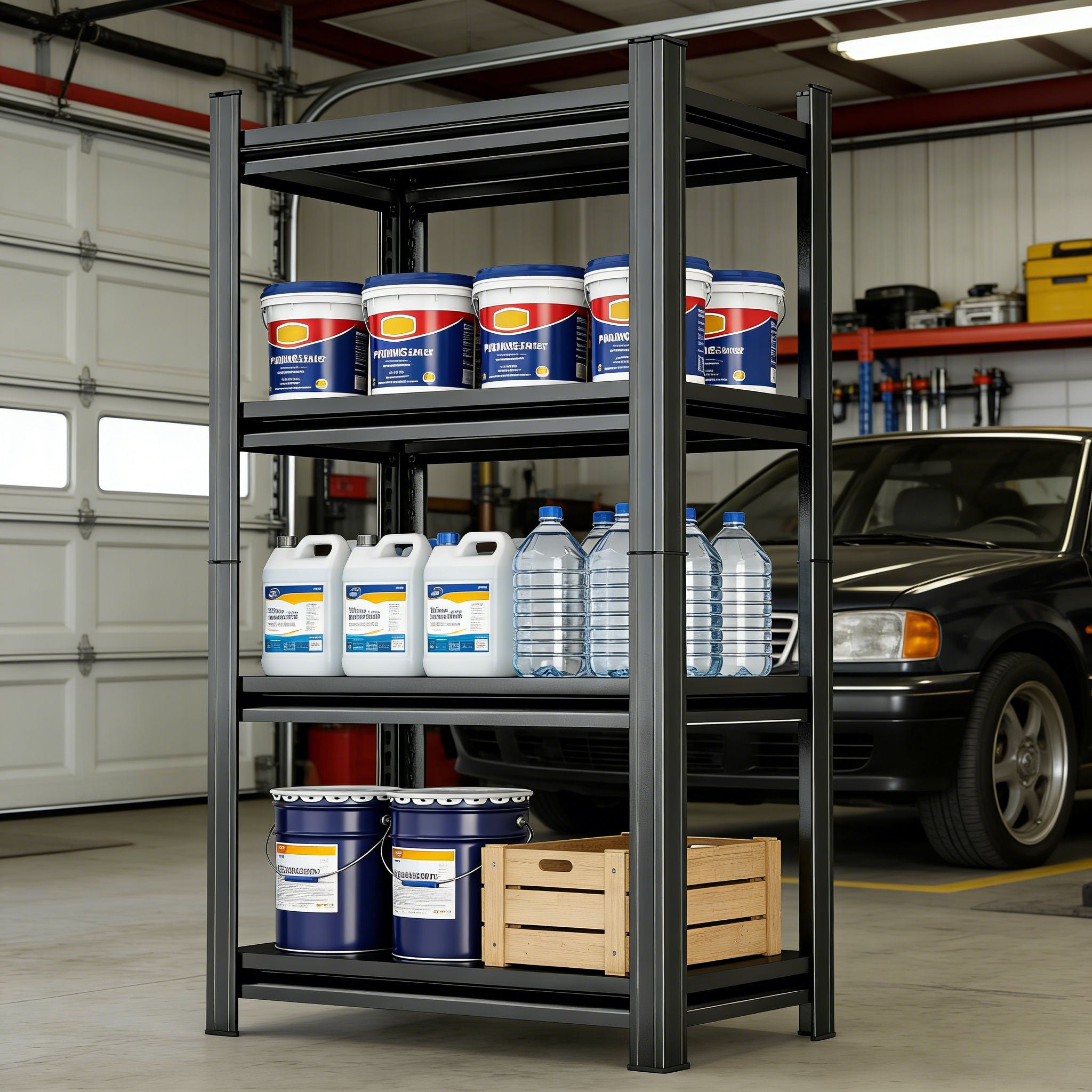 5 Tier Heavy Duty Shelving Unit Adjustable Shelving Units