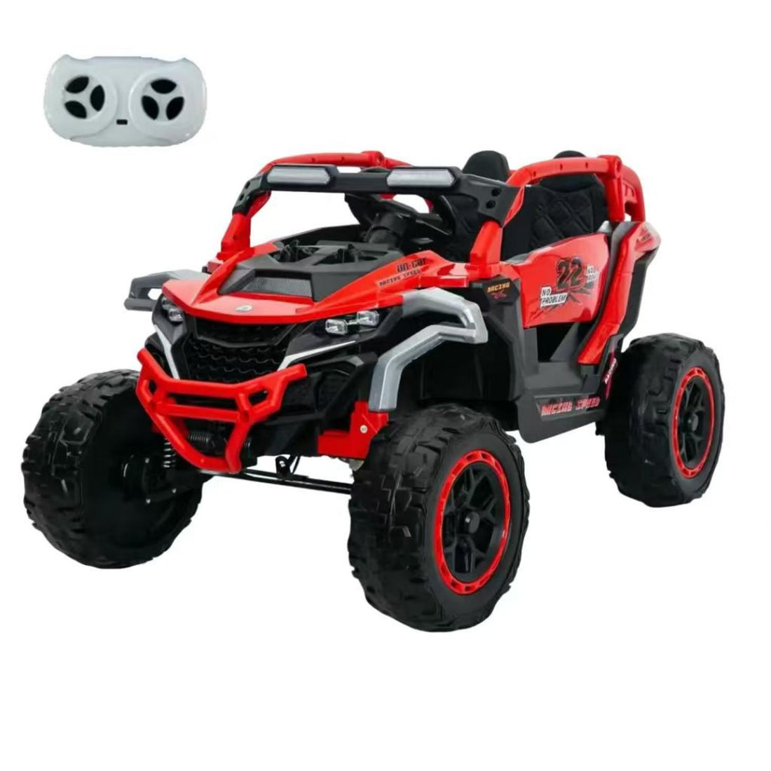 Ride On Kids Electric Truck With Remote Control, Front &amp; Rear Suspension