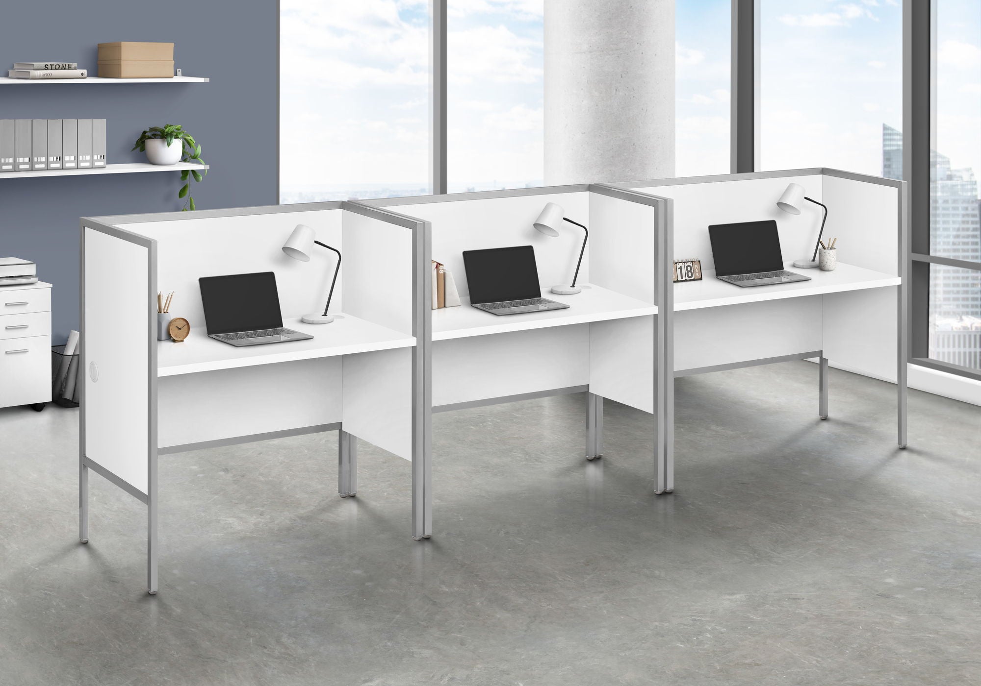 Office Cubicle, Desk, Commercial Grade, Contemporary &amp; Modern