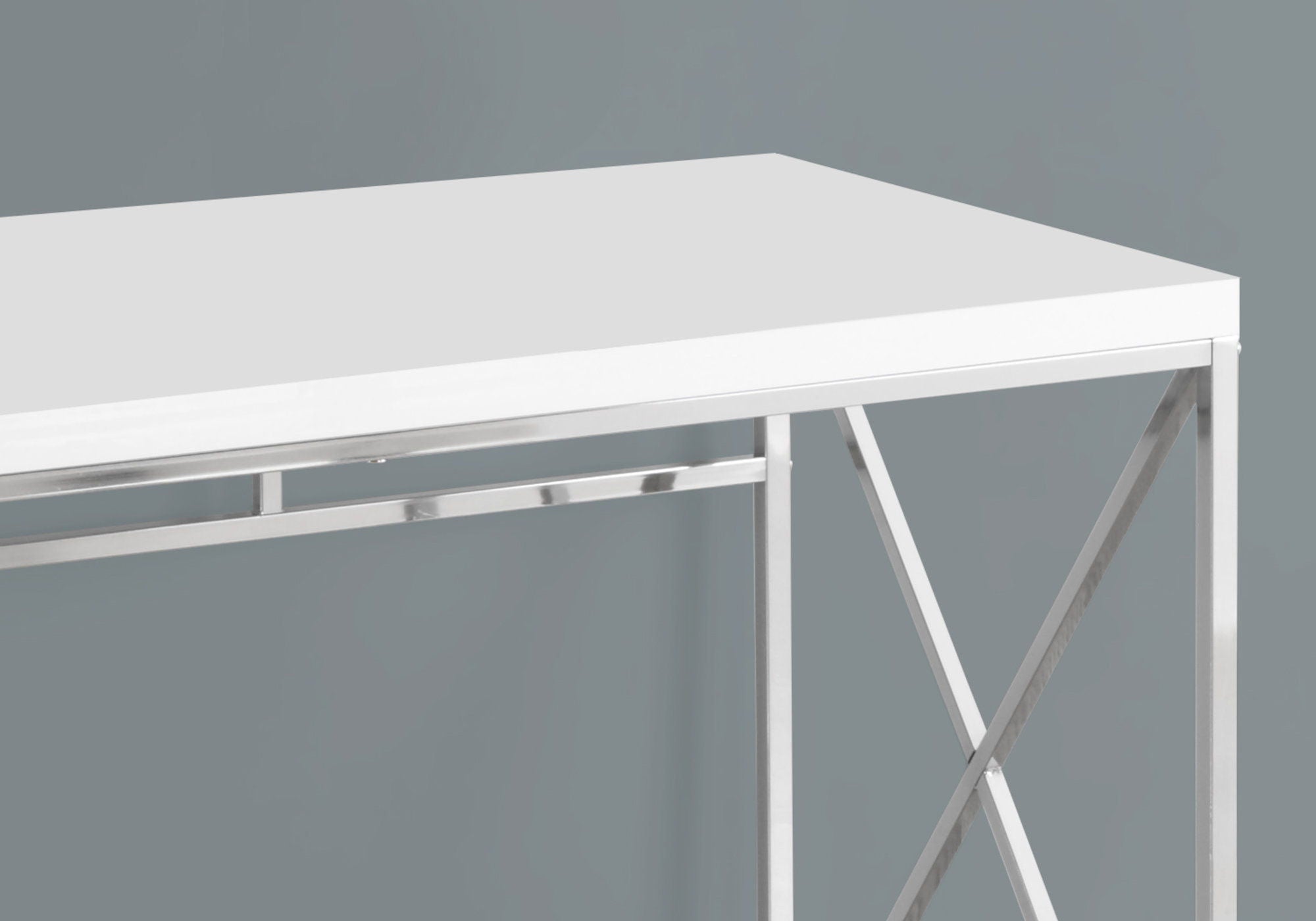 Computer Desk For Home Office, Laptop, Glossy Contemporary &amp; Modern