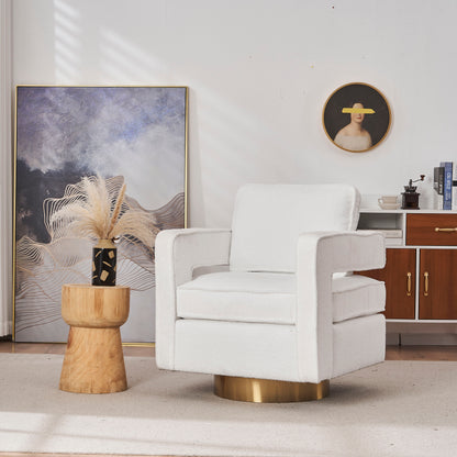 Swivel Barrel Chair 360 Degree Swivel Club Modern Accent Single Sofa Chair